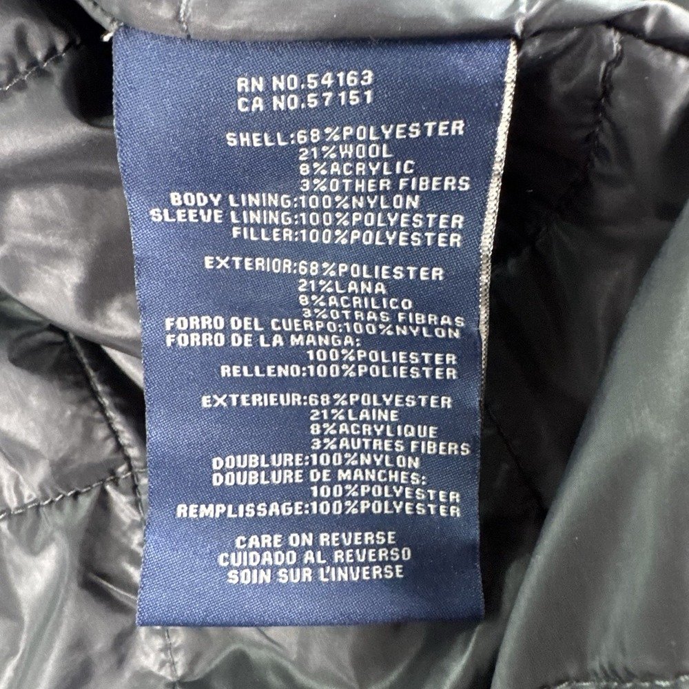 NWT Dockers Coat Men XXL Gray Wool Blend Single Breasted Winter Jacket - Picture 10 of 14